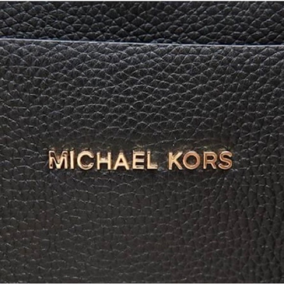 Michael Kors Mercer Handbag Black Leather Purse Crossbody - Picture 4 of 5